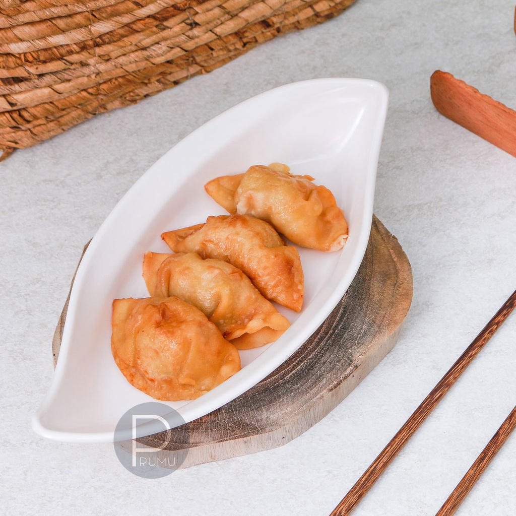 Mangkok Oval Melamin 9 inch - Mangkok Saji - Mangkok Dessert - Mangkok Panjang Kecil - Mf2609