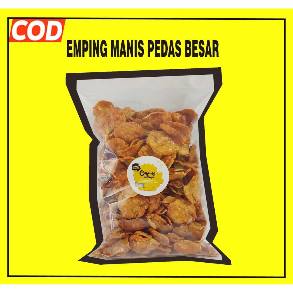 

EMPING MELINJO PEDAS MANIS BESAR / KECEPREK / CEPLIS 500GRAM