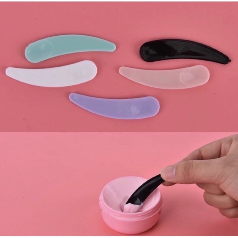 Vinztstore - Spatula Masker Mini Spatula Cream Sendok Masker Spatula Kosmetik Sendok Mini Sendok Minimalis Sendok Super Mini Spatula Lucu  Spatula Super Murah Termurah