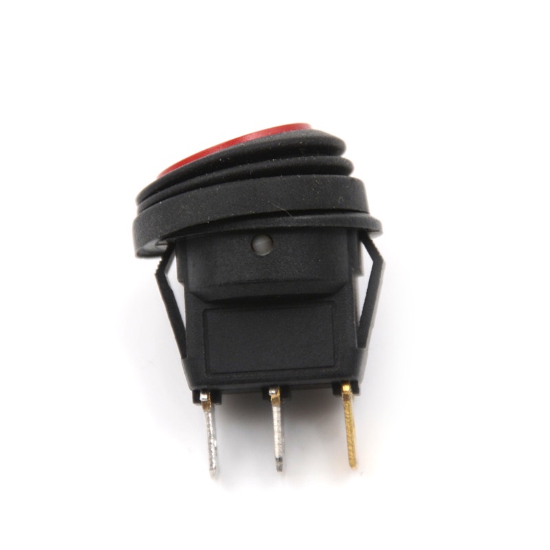 # Kaos T-Shirt Wanita Lengan Pendek Motif Print #Rocker On / Off SPST 12V Bentuk Bulat Anti Air Untuk Mobil / Perahu