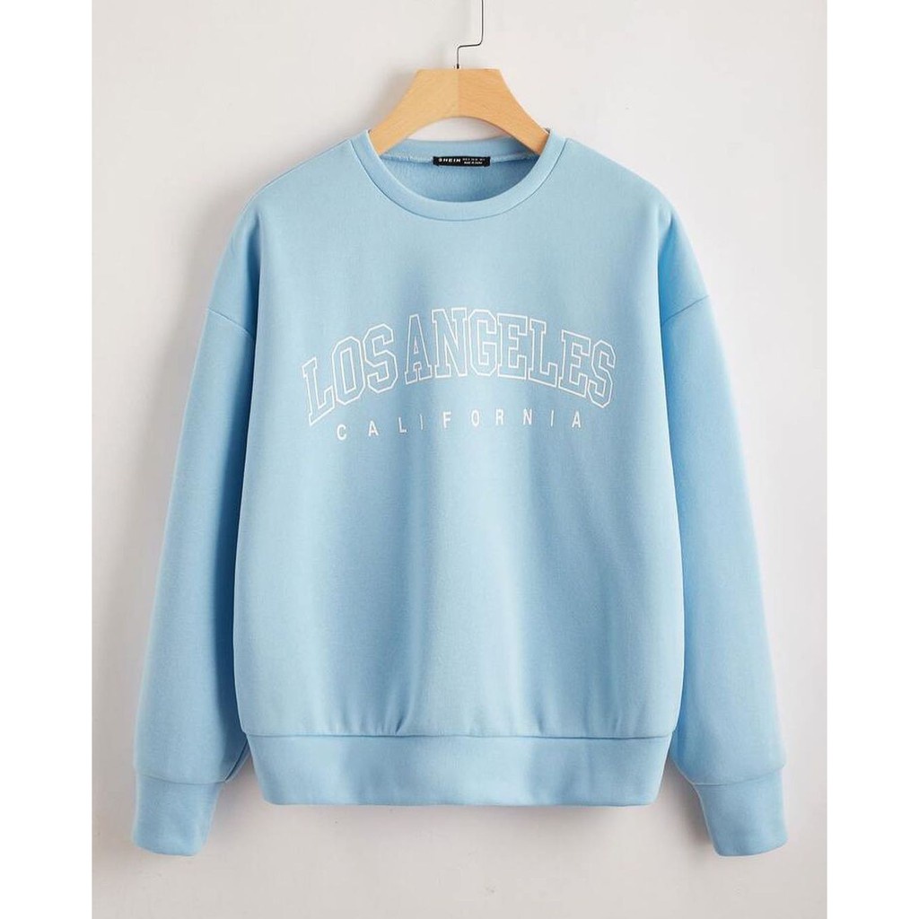 LOS ANGELES SWEATER OBLONG BAHAN BABYTERRY