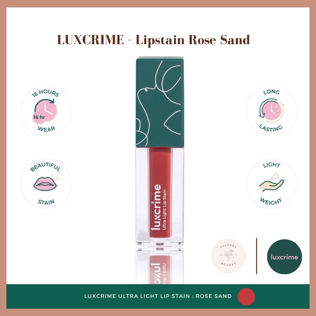 Luxcrime Ultra Light Lip Stain Rose Sand