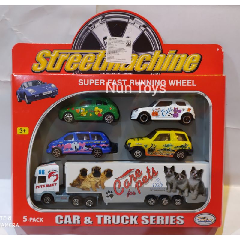 Mainan Diecast Mobil Truck Box Kontainer Streetmachine