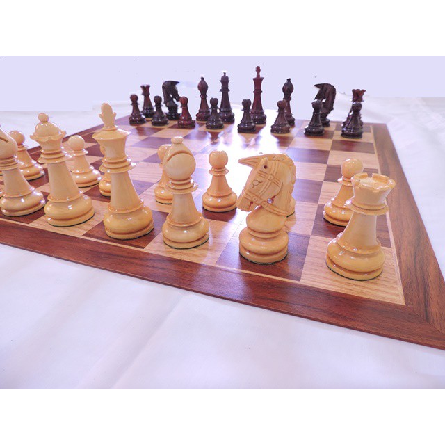Papan Catur Lipat Kayu Ukiran Mewah Set Standard International Percasi Handmade Chess Board Premium