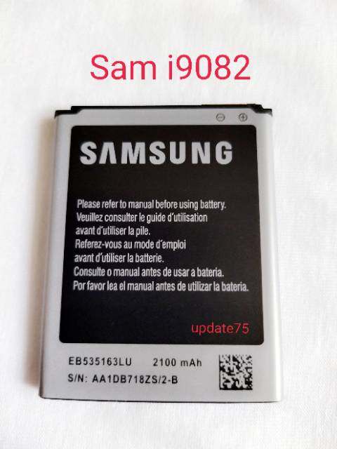 Baterai Samsung Galaxy Grand duos i9082   EB535163LU  Original