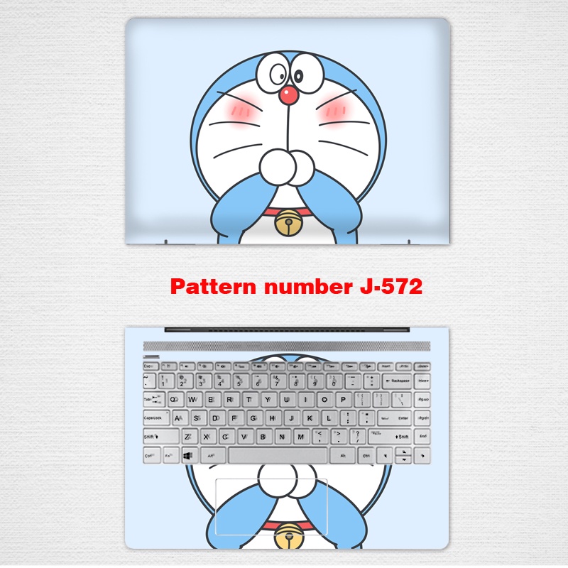 2pcs Stiker Pelindung Laptop Universal Motif Doraemon Ukuran 12 13 14 15.6 Inch ACER Swift Nitro 5 aspire AN515-52 AN515-55