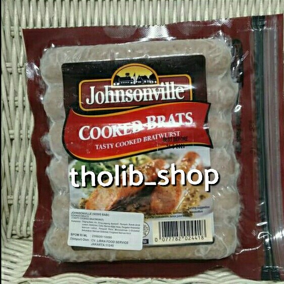 

sosis babi jhonsonville cooked brats 396 gr