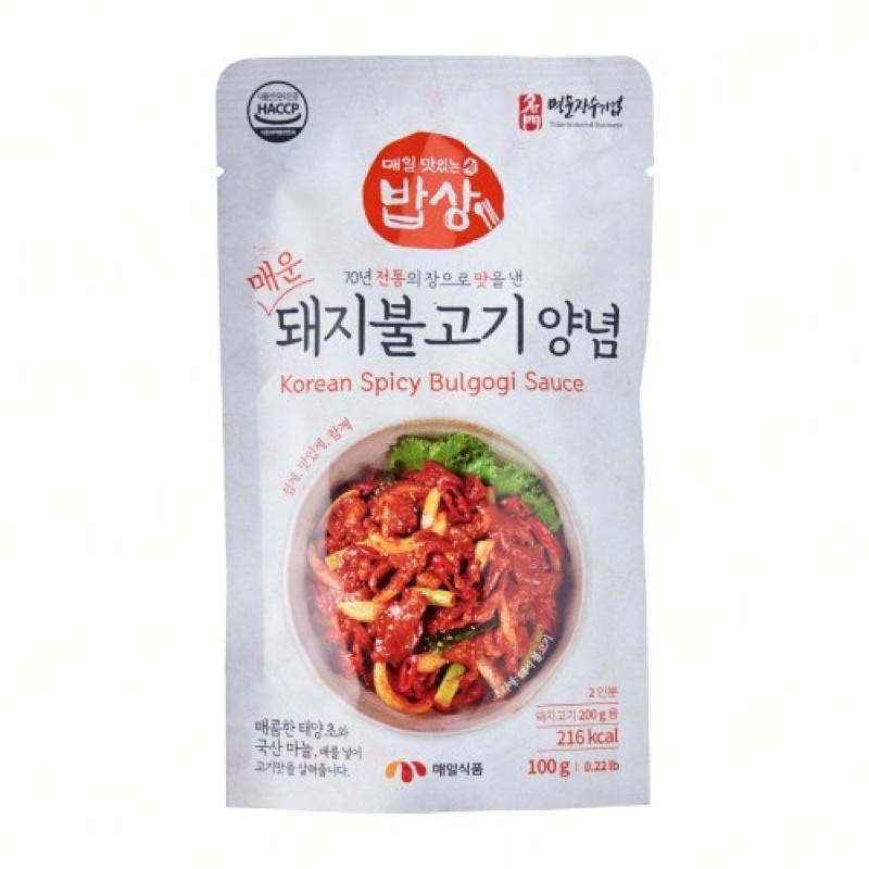 

Maeil Foods Spicy Bulgogi Sauce - Saus Bulgogi Pedas Daging Babi 100g