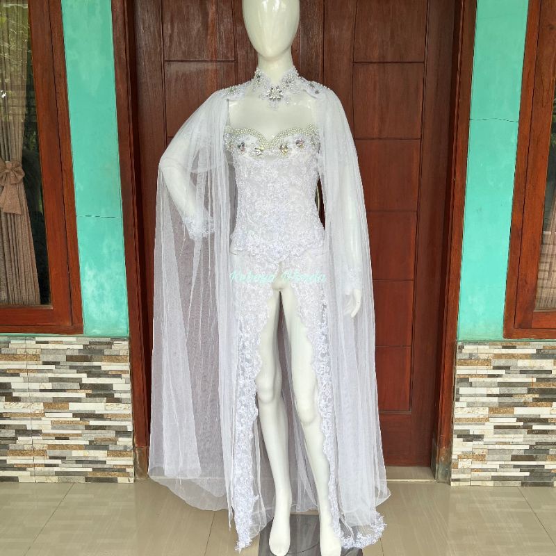 (Ready) Kebaya Akad Full Payet / Kebaya Pengantin /Kebaya Akad Pengantin / Kebaya