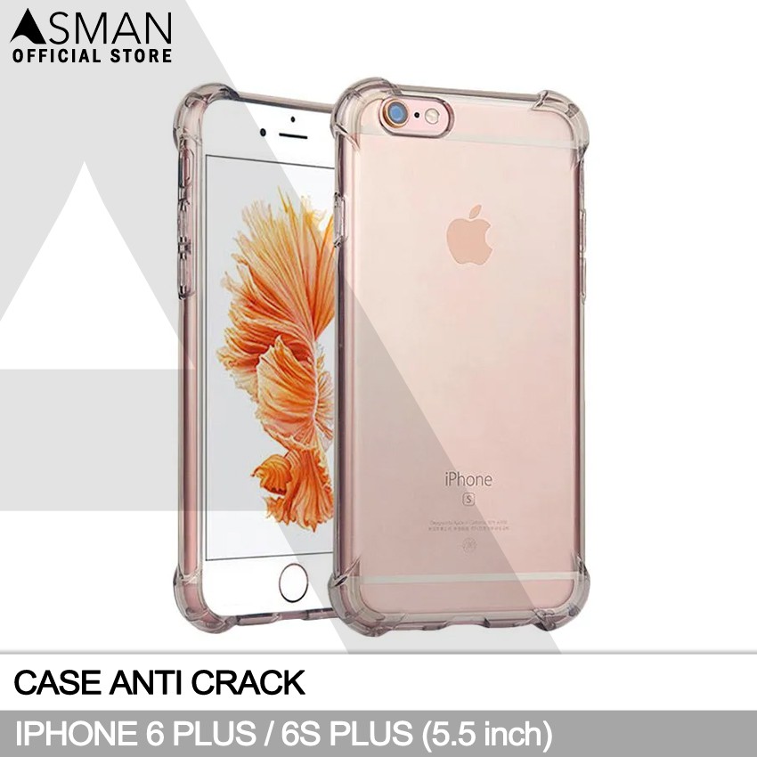 Anti Crack iPhone 6 Plus / 6S Plus (5.5&quot;) | Soft Case Anti Bentur - Clear