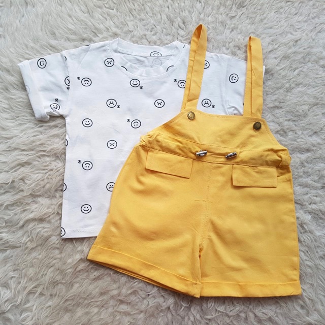 Baju Bayi IMPORT Smile Overall