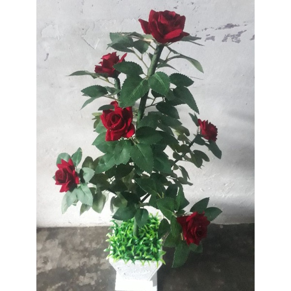 Bunga mawar / Bunga sudut / Bunga artificial / Mawar beludru