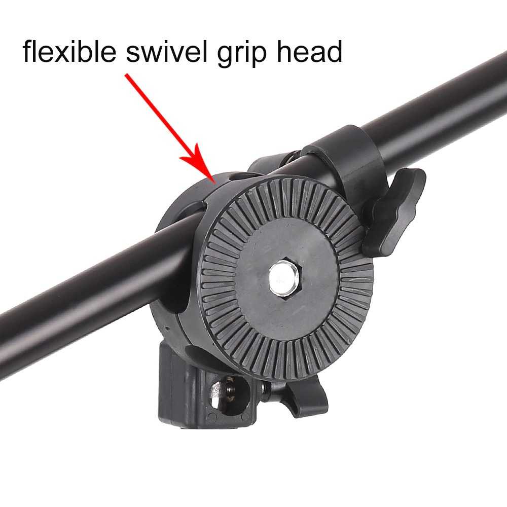 (BISA COD) FTIHSHPSTUDIO Swivel Extension Boom Arm Reflector Diffuser Clamp - CD-60