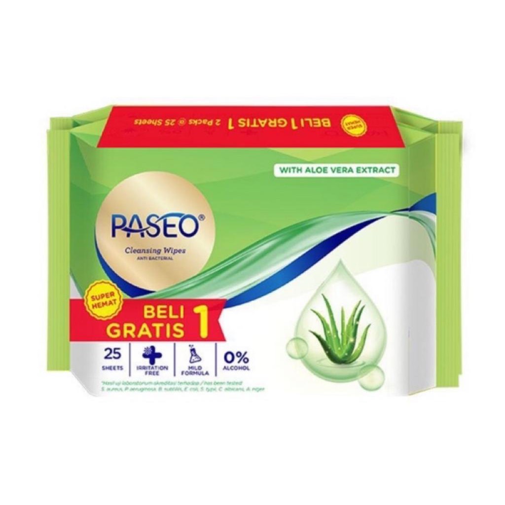 TISSUE BASAH / PASEO / TISU BASAH ANTI BACTERIAL / TISSUE BASAH ANTISEPTIK / TISSUE BASAH PASEO
