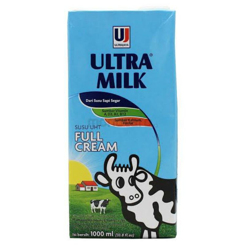 

Susu uLtra UHT full cream 1000 mL (1Lt)