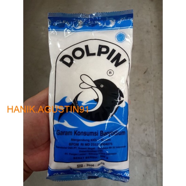 

Garam Dolphin / Konsumsi Beryodium, Mengandung KIO3 >30 ppm / 500 Gram SS91