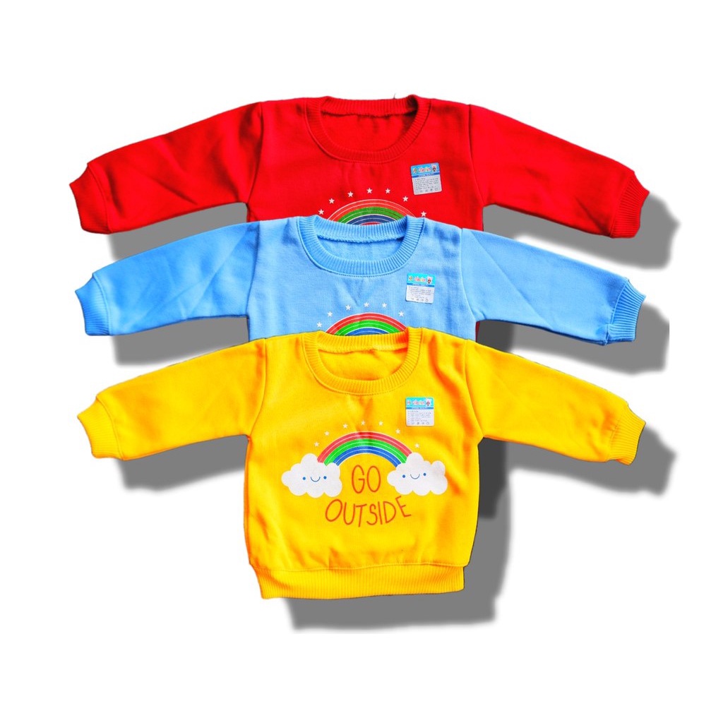 Jaket Sweater Bayi Perempuan Laki Laki New Born Baru Lahir-Go Outside