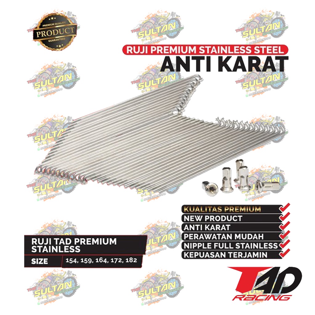 JARI JARI RUJI STAINLESS 89 120 154 159 164 172 184 TAD