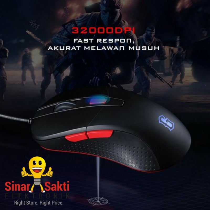 Gamen Mouse Gaming Dan Keyboard Set Bundle Paket Combo Station Garansi