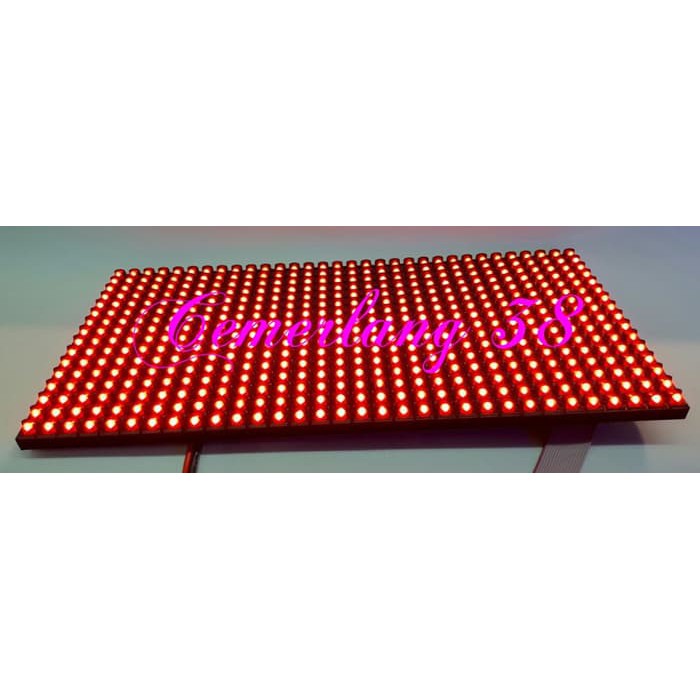 Module / Modul / Panel Led P10 Running Text Semi Outdoor Merah