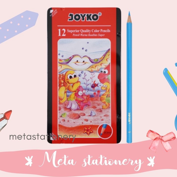 

Mantap Color Pencil / Pensil Warna Joyko Cp-12Tc / 12 Warna Sale!!!