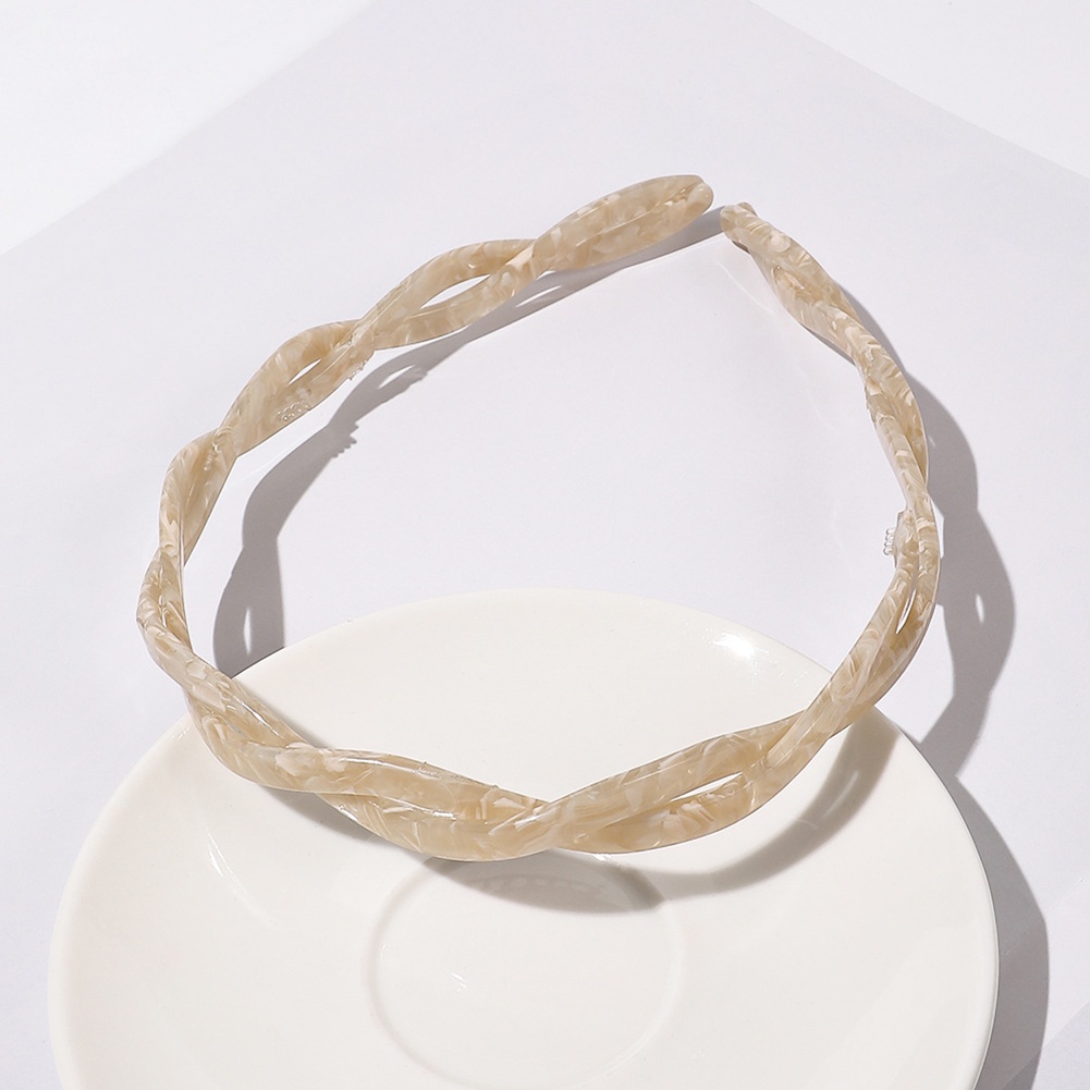 Bando Rambut Model Kepang Gaya Korea Anti Slip Untuk Wanita