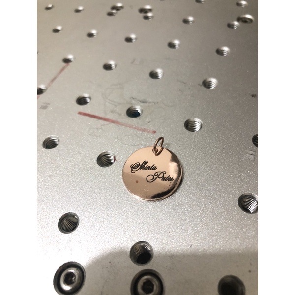 Custom Liontin Kalung Bandul Gelang Emas Asli 10K