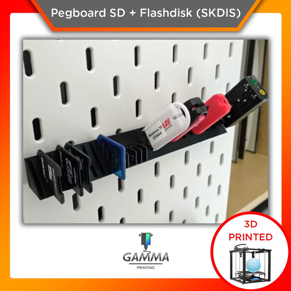 Pegboard SKDIS SD Card &amp; Micro SD Flashdisk Holder - Rak Stand