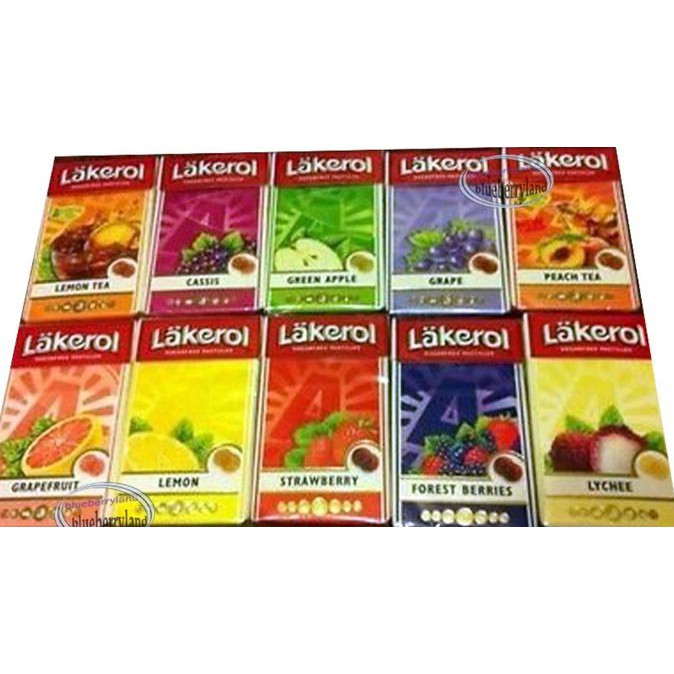 

Grosir Open Lakerol Sugarfree Pastilles Fruit Candy Grape Berry Lemon Permen Impor