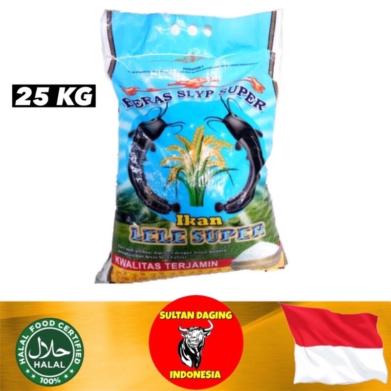 

BERAS SYLP SUPER IKAN LELE SUPER 25 KG/ BERAS LELE/ BERAS LELE SUPER/ BERAS SYLP SUPER/ BERAS SYLP/ BERAS SUPER PREMIUM/ BERAS LELE 25 KG/ BERAS SUPER