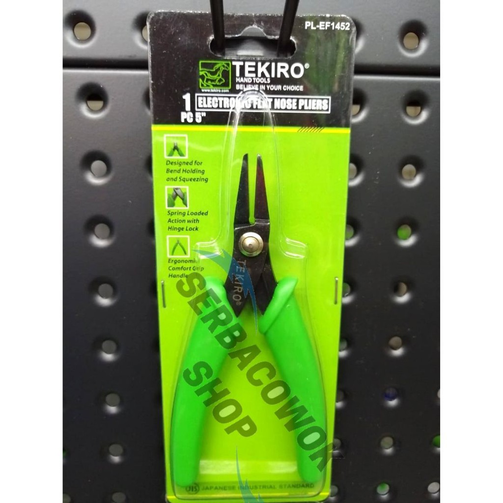 Tekiro Tang Electronic Flat Nose Pliers 5 Inch Termurah Berkualitas