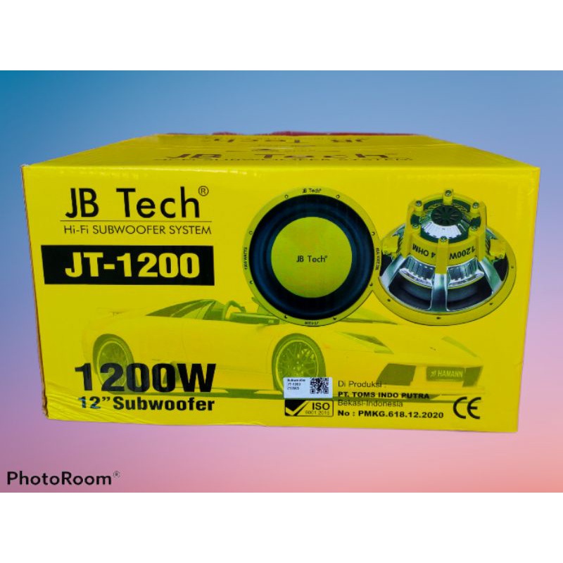 Subwoofer 12 inch jbtech JT 1200 double coil