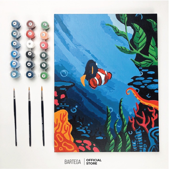 

Bartega Paint by Number Kit : Beyond the Sea - Without Easel