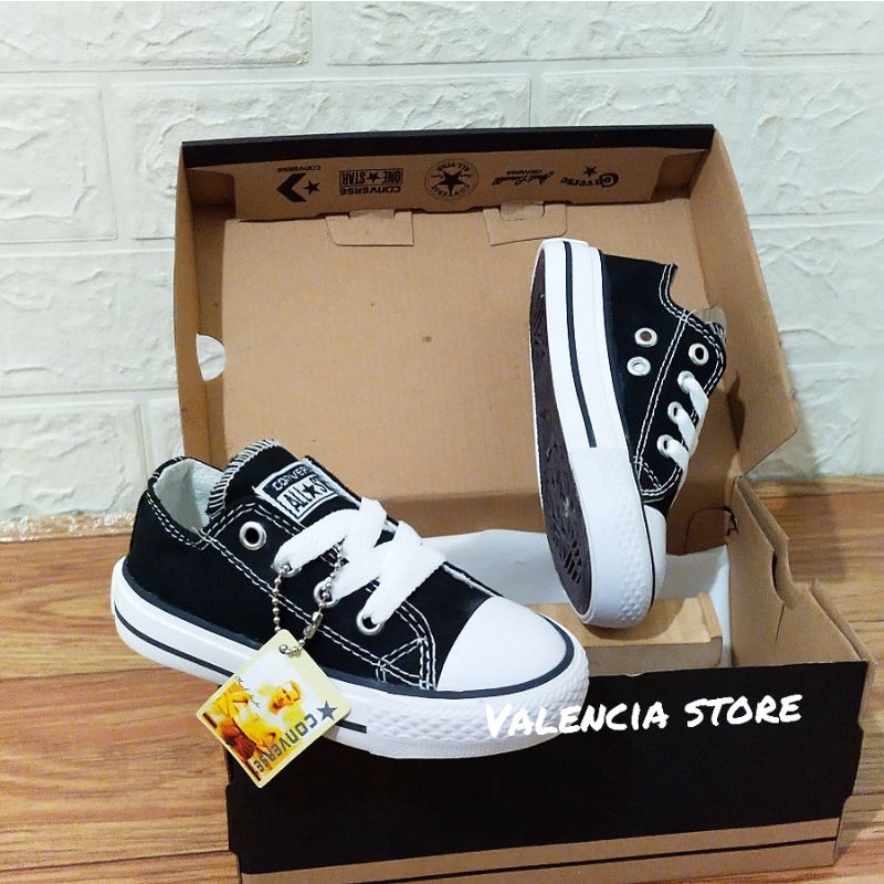 (Premium Quality) Sepatu Anak Converse All star Sepatu Sekolah Anak Laki Laki Perempuan Unisex Canvas Tali Casual Premium