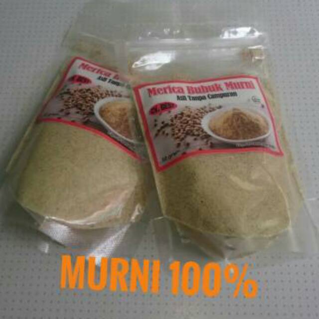 

Lada putih bubuk murni 50gr