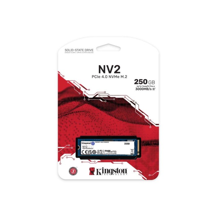 SSD Kingston NV2 M.2 NVMe 250GB PCIe Gen 4.0x4