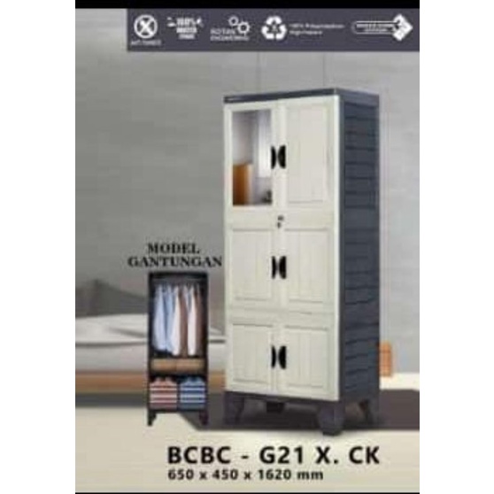 lemari gantungan pakaian Napolly G 21