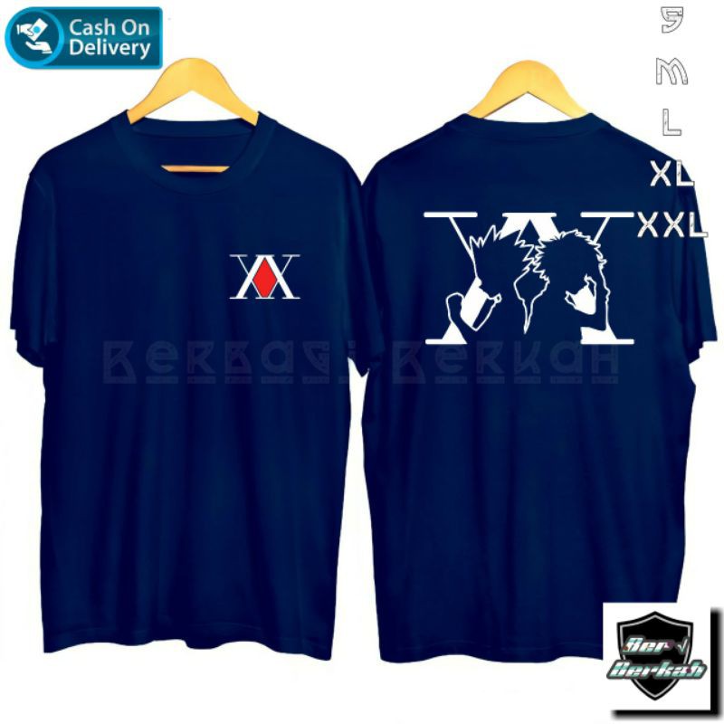 Kaos Anime Hunter X Hunter | Kaos Hunter X Hunter Anime | Baju Anine Hunter X Hunter