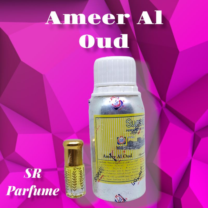 Parfum Habaib Sholat Ameer Al Oud Original from Surrati Arab Saudi Kemasan Tola Roll On Ukuran 3 , 6 dan 12 ml 100% Murni Bibit Parfum Tidak Mengandung Campuran Apapun