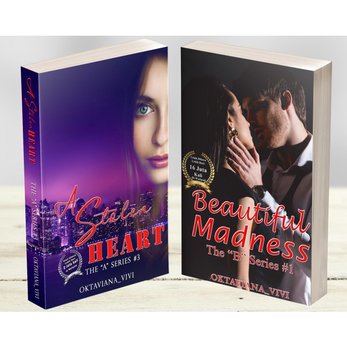 

PROMO!!! PAKET NOVEL A STOLEN HEART DAN BEAUTIFUL MADNESS TERLARIS