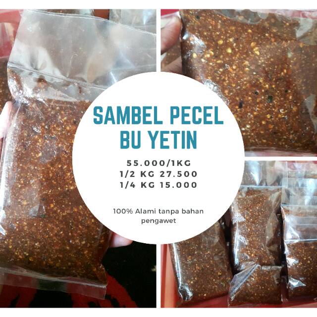 

Sambel Pecel Khas Blitar 100% bahan Alami tanpa pengawet