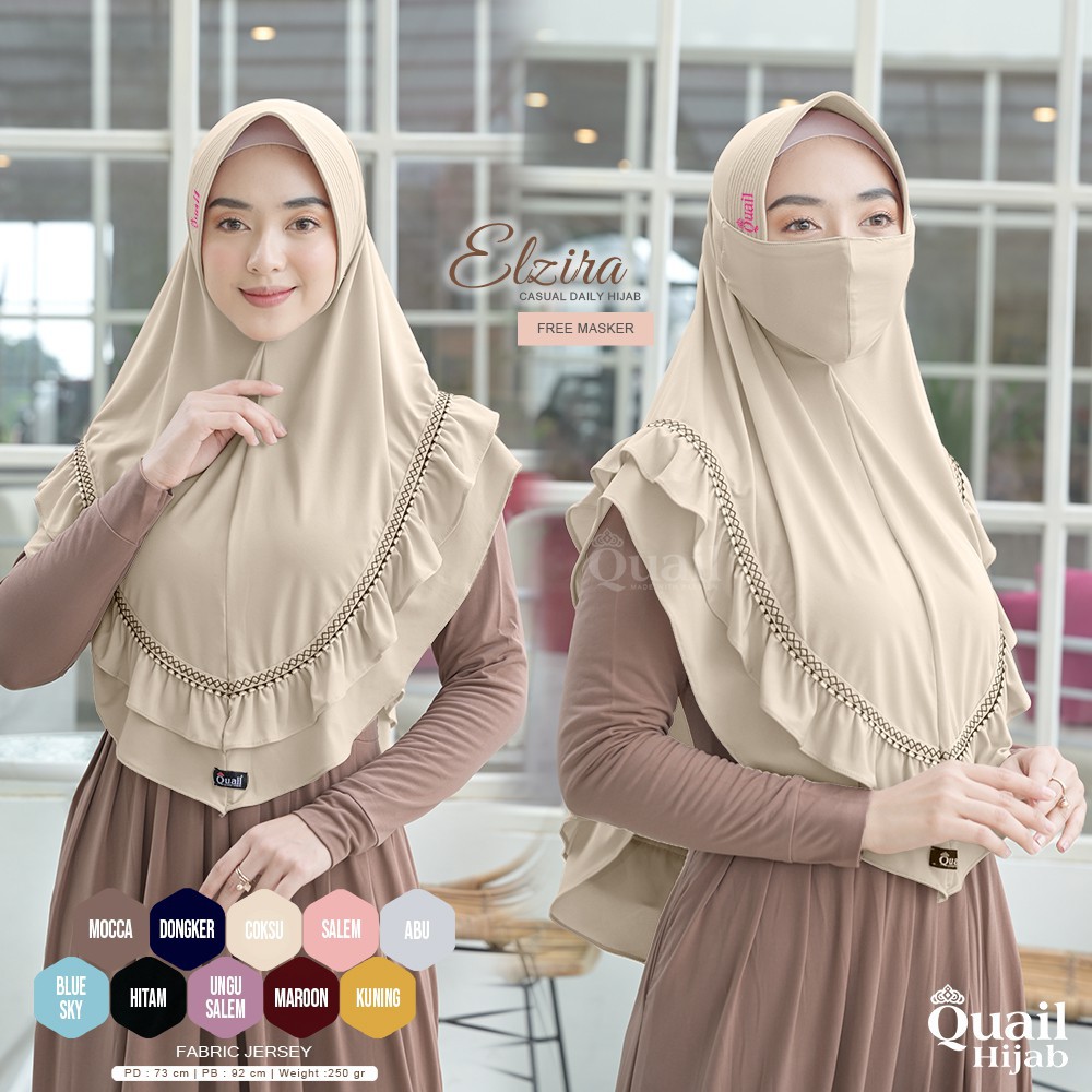 HIJAB INSTANT ELZIRA ORI FARRAH ARJUNA HIJAB