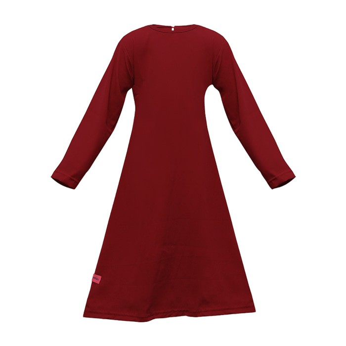 BAJUYULI - Baju Muslim Anak Murah Polos Wolfis Marun FWRN