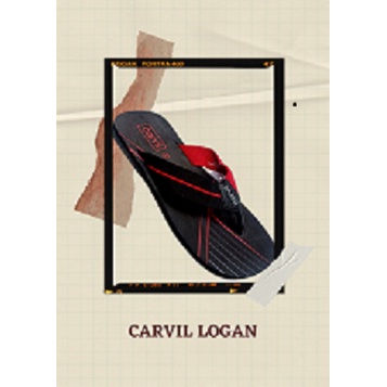 Carvil Logan 38-43 / Sandal Carvil Orgiginal / Sandal Jepit Pria / Sandal Sepone