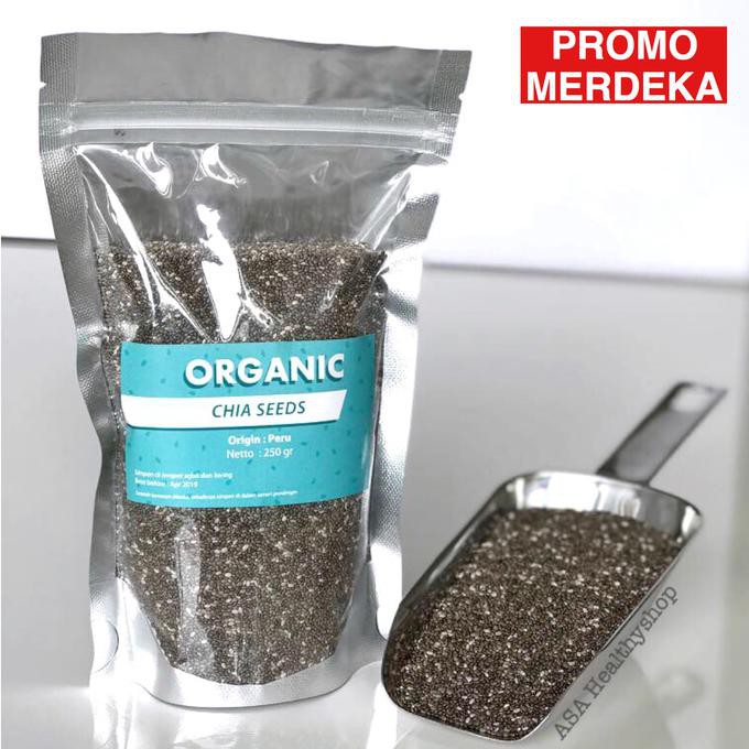 

organic chia seed peru 250 gr termurah