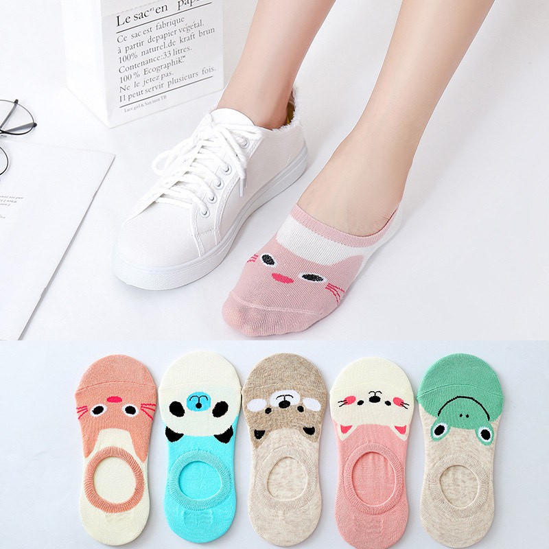 Kaos Kaki Socks Wanita Karakter Motif Cute Lucu Unik Import SHC01