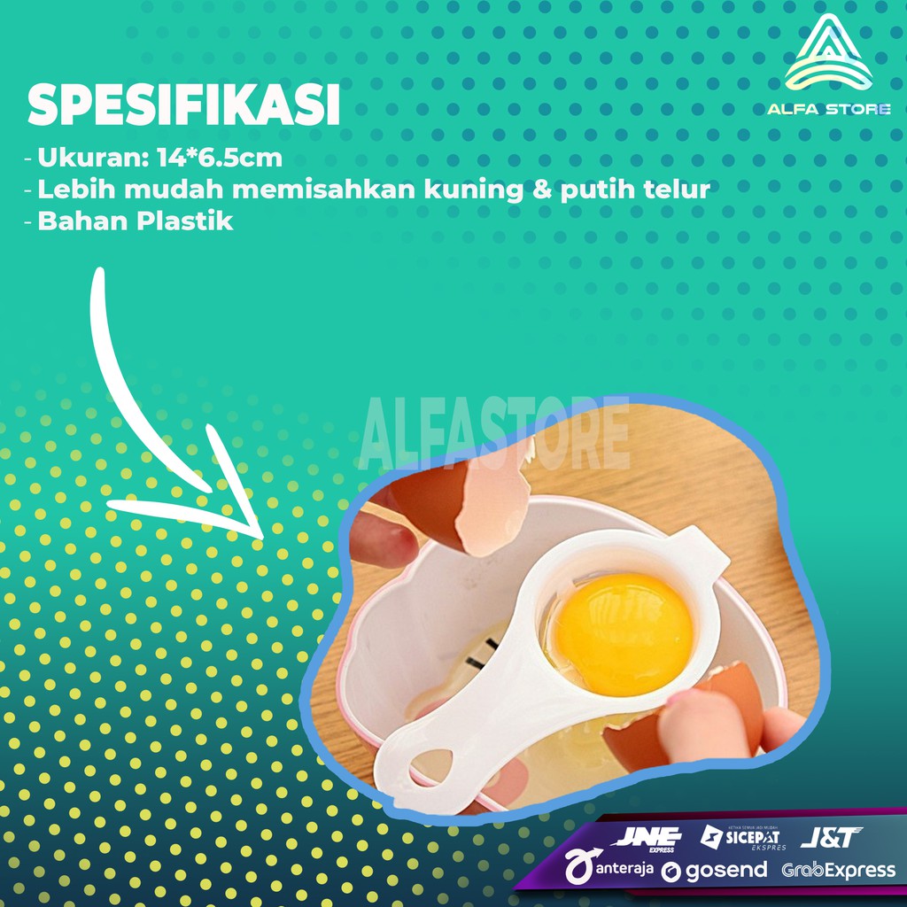 Alat Pemisah Kuning Telur Egg White Separator