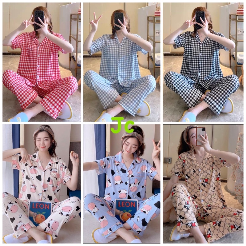 JC Piyama Set CP import / Piyama wanita CP / Piyama wanita Import murah-6