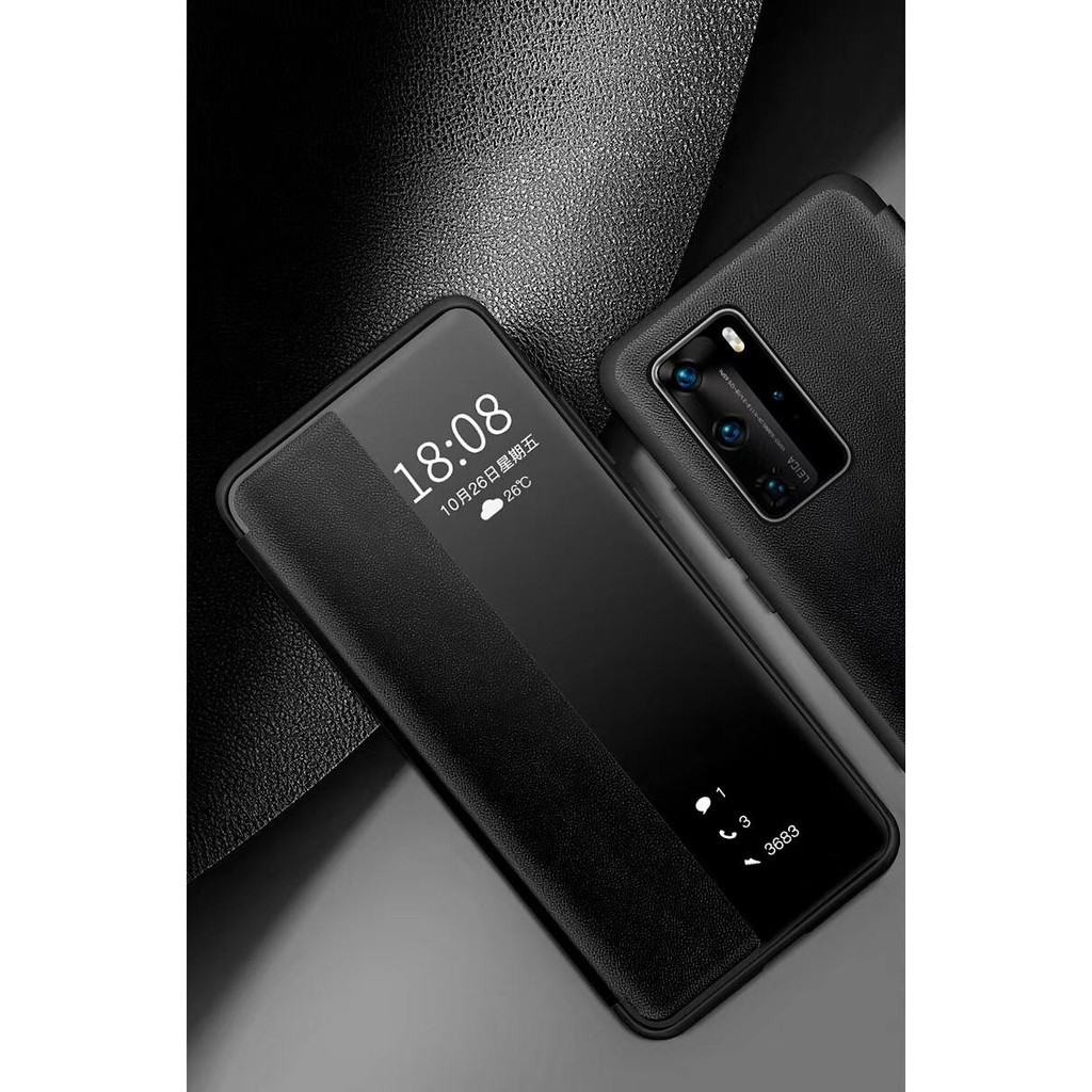 Case Infinix Hot 8 Sarung Walet Smart View Flip Case Casing Silikon Handphone