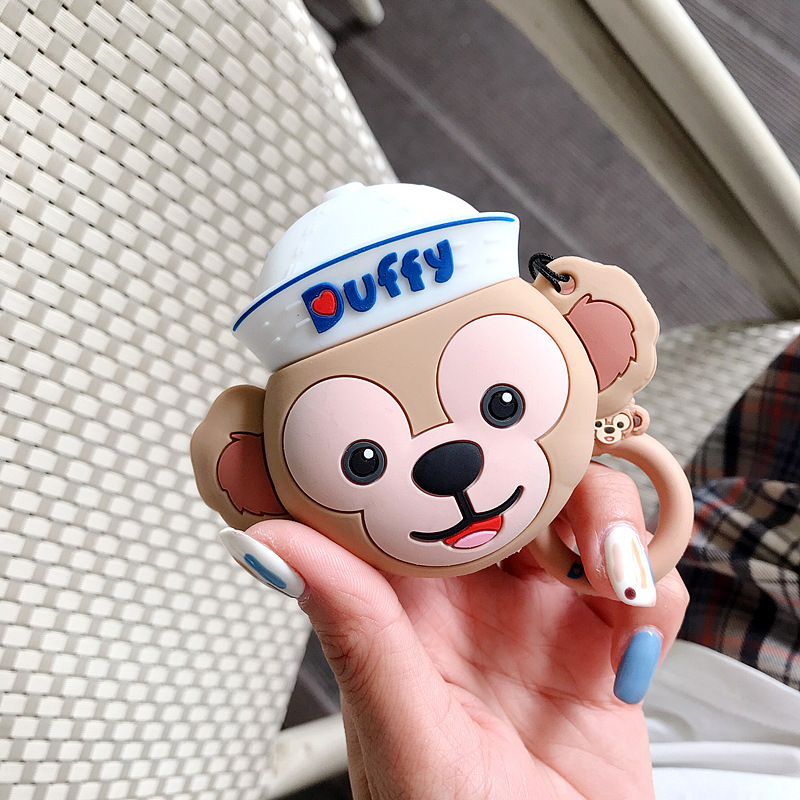 Soft Case Airpods 1 / 2 / Pro Apple Earphone Bluetooth Wireless Motif Duffy Bears Bahan Silikon